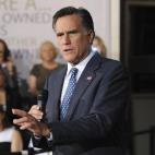 Romney, durante un discurso.