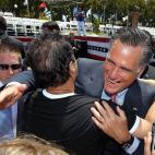 El candidato republicano ha saludado a veteranos en un acto el 28 mayo en San Diego, California.