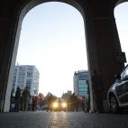 Piquetes informativos en la entrada de Nuevos Ministerios de Madrid, a primeras horas de la mañana de hoy, jornada de huelga general.