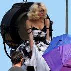 Posando en plan Marilyn Monroe, en mayo de 2009.