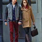 De la mano, en noviembre en Nueva York.