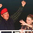 En 1998, con su exesposa María Isabel