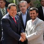 En 2006, con el presidente iraní Mahmud Ahmadineyad