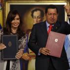 En 2010, con la presidenta argentina, Cristina Fernández de Kirchner