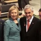 En 2011, con la secretaria de Estado de EEUU, Hillary Clinton