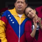 En marzo de 2012, con su hija Rosa Virginia