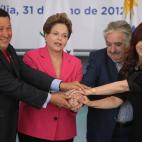 En la cumbre del Mercosur en julio de 2012