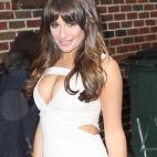 La actriz Lea Michele, en Nueva York, en mayo.