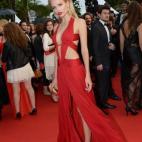 La modelo Natasha Poly, en Cannes, en mayo.