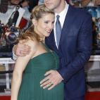 Durante el embarazo estuvo guapísima. Tras dar a luz, y en sólo dos meses, parece que luce el mismo tipo que antes de quedarse embarazada.