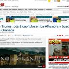 Juego de Tronos rodará capítulos en La Alhambra