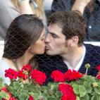 El mismo día, viendo el tenis en Madrid.