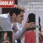 Mimos durante la Eurocopa, a la espera de ver si, en caso de ganar España, se repite el beso en directo.