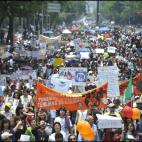 Los estudiantes han denunciado que los medios de comunicación han minimizado sus movilizaciones.