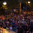 Más de una veintena de artistas subieron al escenario para mostrar su apoyo a la lucha minera.