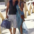 Rafael Van Der Vaart y su mujer Sivie