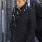 El pasado abril, en el funeral de Marisa Medina en Madrid.