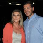 Su hija Susa Uribarri y Darek Dabrowski, en un acto el pasado mayo.