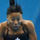 La canadiense Jennifer Abel.