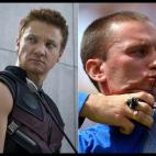 Jeremy Renner como Ojo de Alcón en Los Vengadores II y Viktor Ruban (Ucrania) en los Juegos Olímpicos.