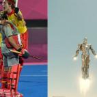 Este traje de hockey parece que puede transformar a quien lo lleva en Ironman.