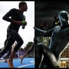 Rollo Spiderman con traje negro.