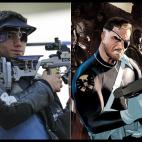 En la foto, Javier López, tirador español en pruebas de rifle en Londres.