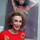 Helen Gurley Brown en 1990 en la sede de la revista en Nueva York