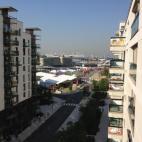 Desde la habitación de la waterpolista española Ona Meseguer.