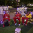 Una foto de Ana Carrascosa (judo) en la zona recreativa de la villa.