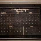 Tableto utilizado por la SS para asignar y supervisar el trabajo de los prisioneros-funcionarios.