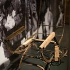 Estructura de un carrito de ni&ntilde;o encontrada en Auschwitz en 1945.