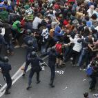 Las cargas policiales en Neptuno