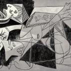 Mother with Dead Child II, Postscript to Guernica (Femme avec enfant mort II, Post-scriptum à Guernica) Grands-Augustins, Paris, September 26, 1937 Oil on canvas, 130 x 195 cm Museo Nacional Centro de Arte Reina Sofía, Madrid, Bequest of the a...