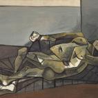 Reclining Nude (Grand nu couché) Grands-Augustins, Paris, September 30, 1942 Oil on canvas, 129.5 x 195 cm Staatliche Museen zu Berlin, Nationalgalerie, Museum Berggruen © 2012 Estate of Pablo Picasso/Artists Rights Society (ARS), New York Ph...