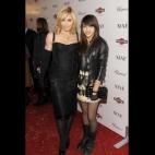 Madonna con su hija Lourdes en el estreno en Nueva York de NINE, Diciembre 2009