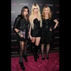 Madonna junto a la modelo Taylor Momsen y su hija Lourdes en el lanzamiento de la colección Material Girl de los grandes almacenes Macy, septiembre de 2010