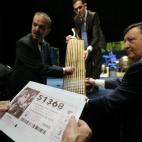 Últimas comprobaciones en el Teatro Real para el Sortero de la Lotería de Navidad