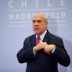 Secretario General de la OCDE, Ángel Gurría, a su llegada a la ceremonia de apertura de la 25 Conferencia de las Partes del Convenio Marco de Naciones Unidas sobre Cambio Climático (COP).