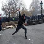 Protestas y enfrentamientos durante la marcha por las pensiones en París