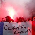 Protestas y enfrentamientos durante la marcha por las pensiones en París