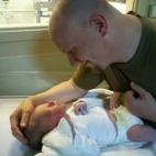 "Nunca me canso de ver esta foto que hizo un amigo de mi marido y mi hijo. ¡Es un perfecto tan momento!".