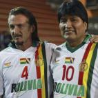 El presidente de Bolivia, es un amante empedernido del fútbol