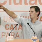 Albert Rivera durante un acto de campa&ntilde;a en 2015.