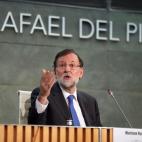 Rajoy, durante su exposición