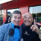 Con El espa&ntilde;ol del a&ntilde;o entrevistaba a la gente en la calle.