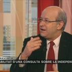 Joan Vintr&oacute;, catedr&aacute;tico de Derecho Constitucional de la UB y uno de los acad&eacute;micos que act&uacute;an como Sindicatura.