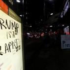 "Trump es un violador".