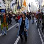 Activists from Extinction Rebellion attend a climate change protest on Gran Via street as COP25 climate summit is held in Madrid, Spain, December 7, 2019. REUTERS/Juan Medina