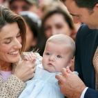 Leonor el Domingo de Ramos en Palma de Mallorca.